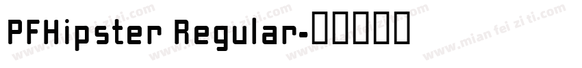 PFHipster Regular字体转换